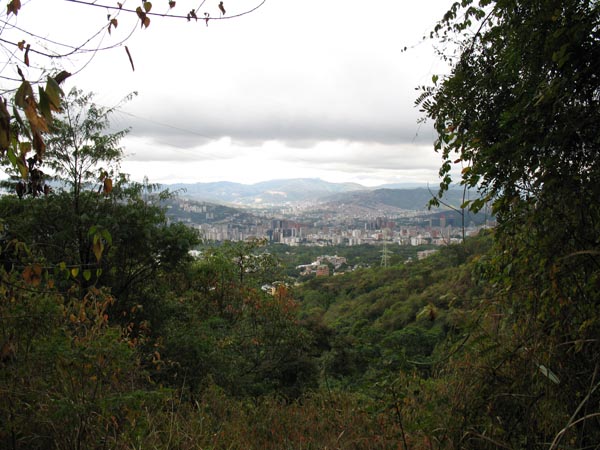 Caracas von den Bergen aus gesehen